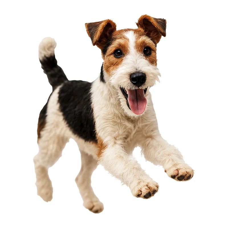 Playful Fox Terrier Dog