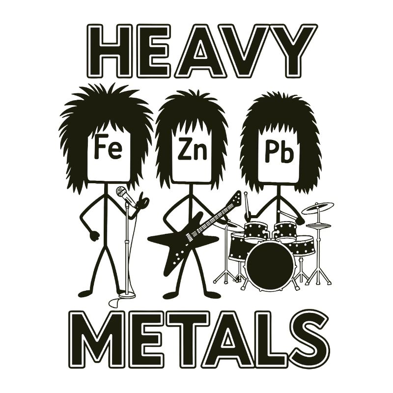 Heavy metal band design with elements
