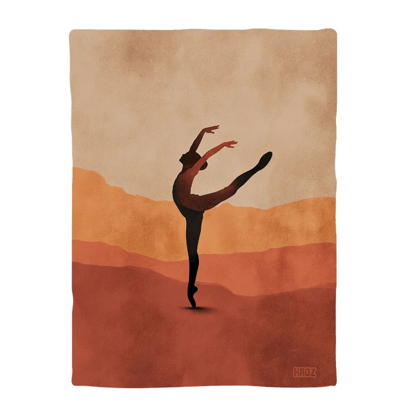 Silhouette de danseuse du désert