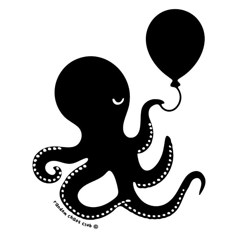 Cursed Octopus – Unhinged Dark Humor Sea Creature