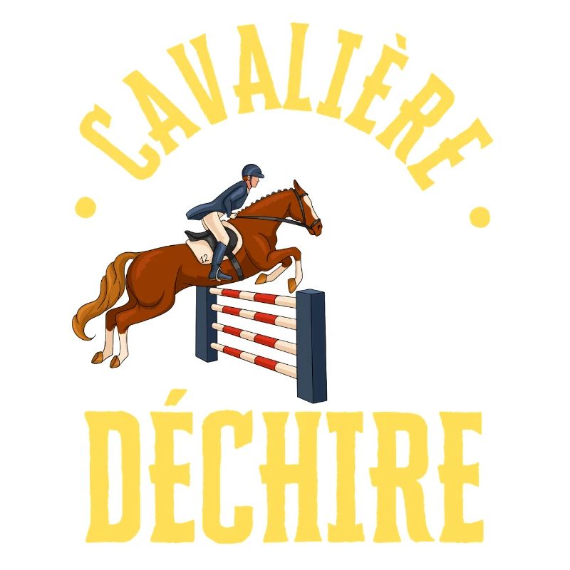 Cavalière qui Déchire - Saut D'obstacles