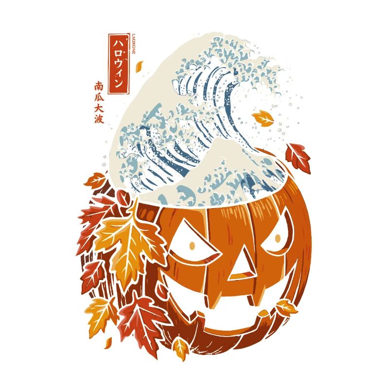 Halloween Fall - Pumpkin Wave Kanagawa