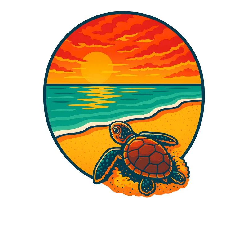 Sunset Turtle Beach, Safe the Trutles 