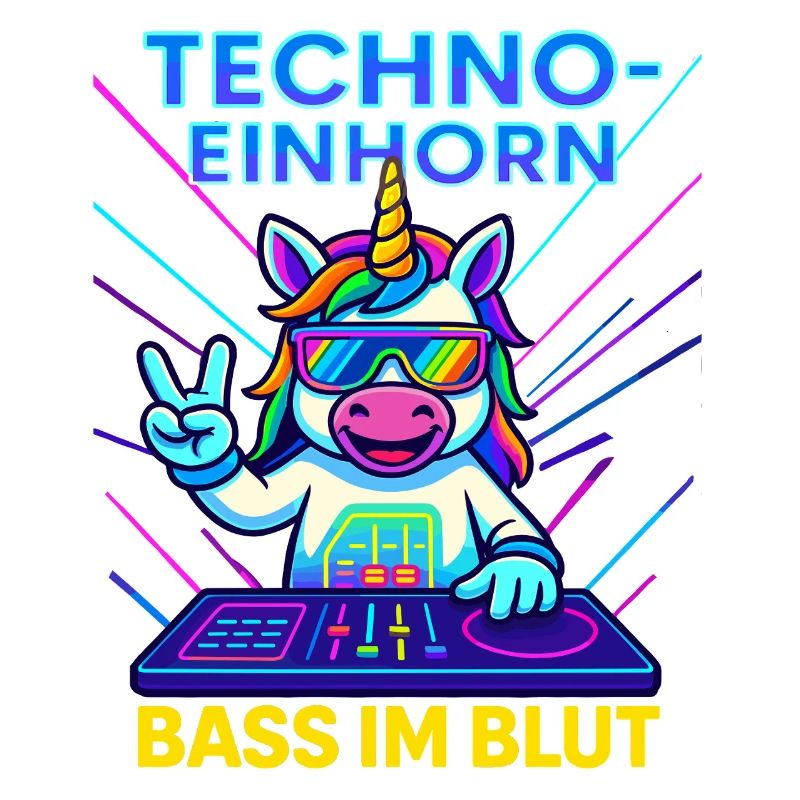 Techno licorne basse dans le sang