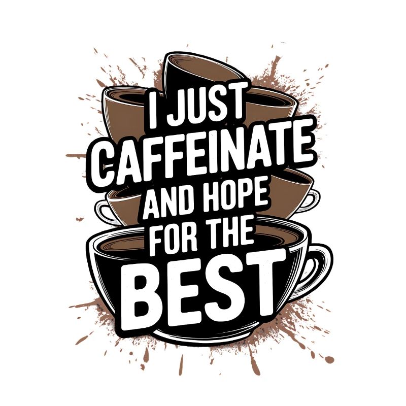 Koffein und Hoffnung auf das Beste