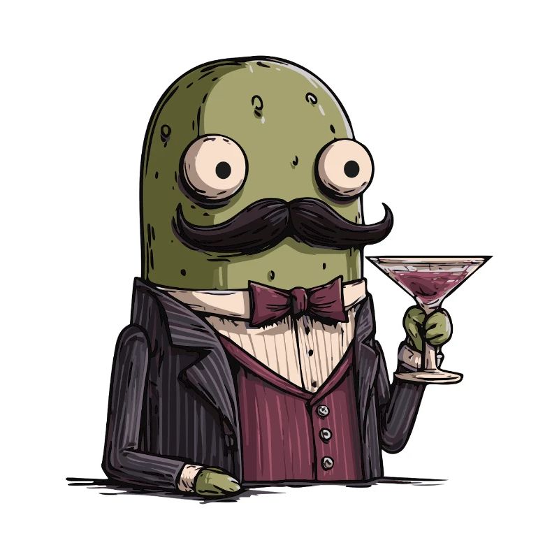 Mafia Pickle | Funny Mobster Vegetable