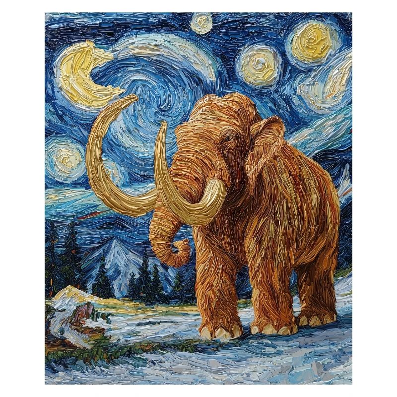Mammoth Van Gogh Starry Night