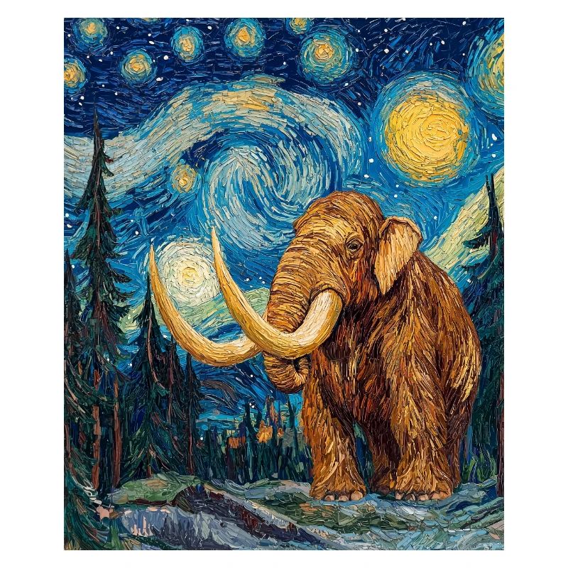 Mammoth Van Gogh Starry Night