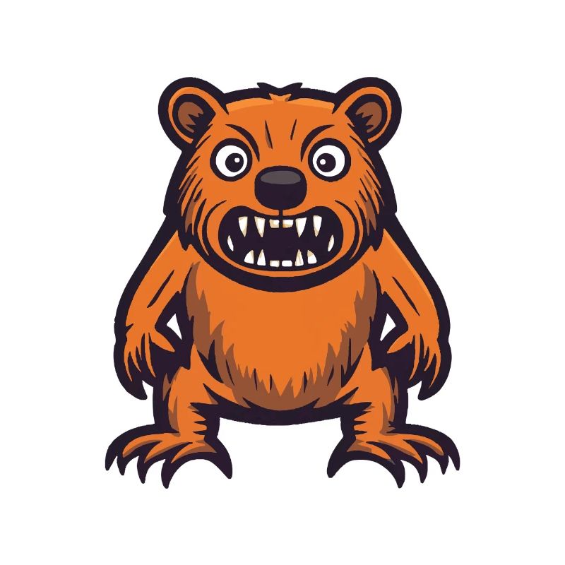 Beaver Halloween Comic Funny