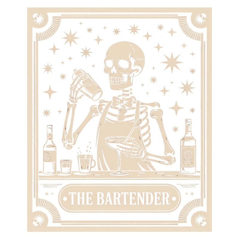 Barkeeper Barmann The Bartender Tarot Cocktail