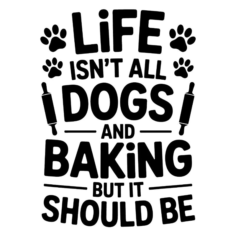 Backen Spruch Hunde Lustiges Backen Geschenk