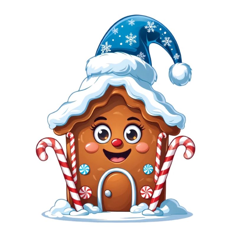 Gingerbread House Winter Magic