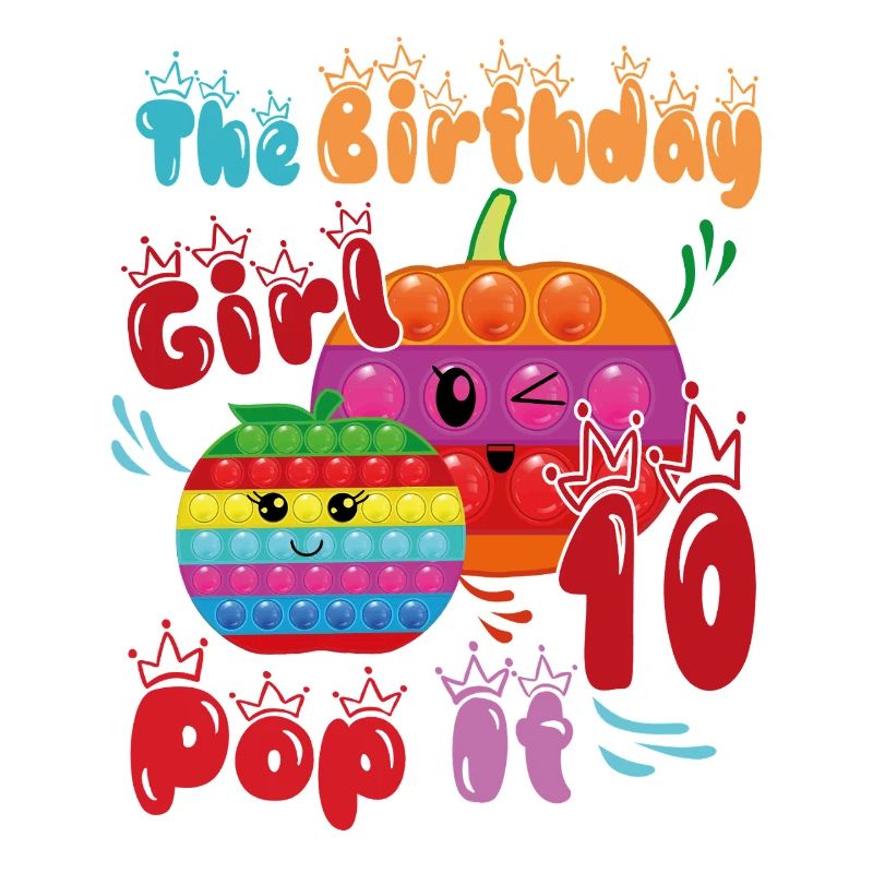 Das Geburtstagskind 10Pop-It