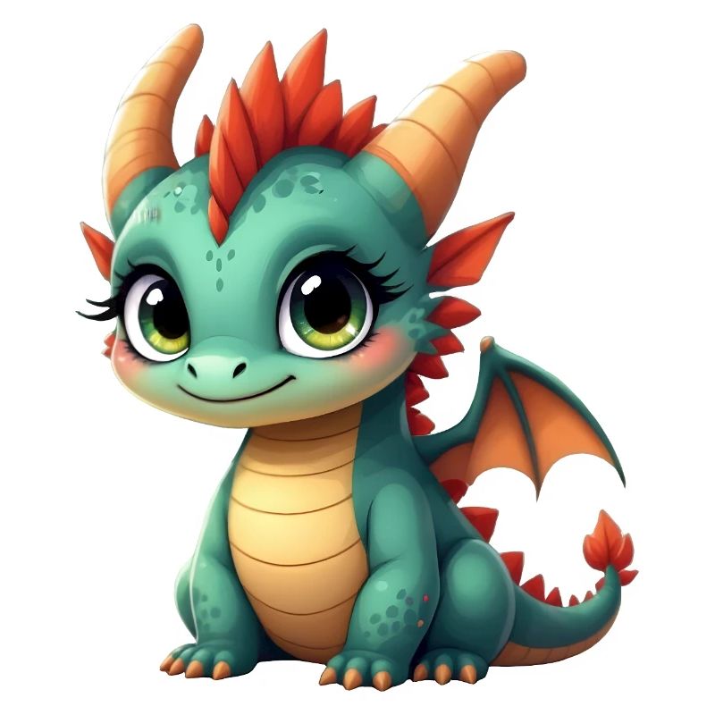 Mignon bébé dragon