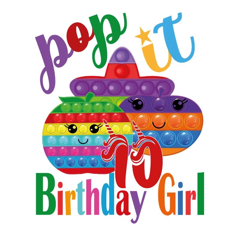 pop-it Fille d’anniversaire 10