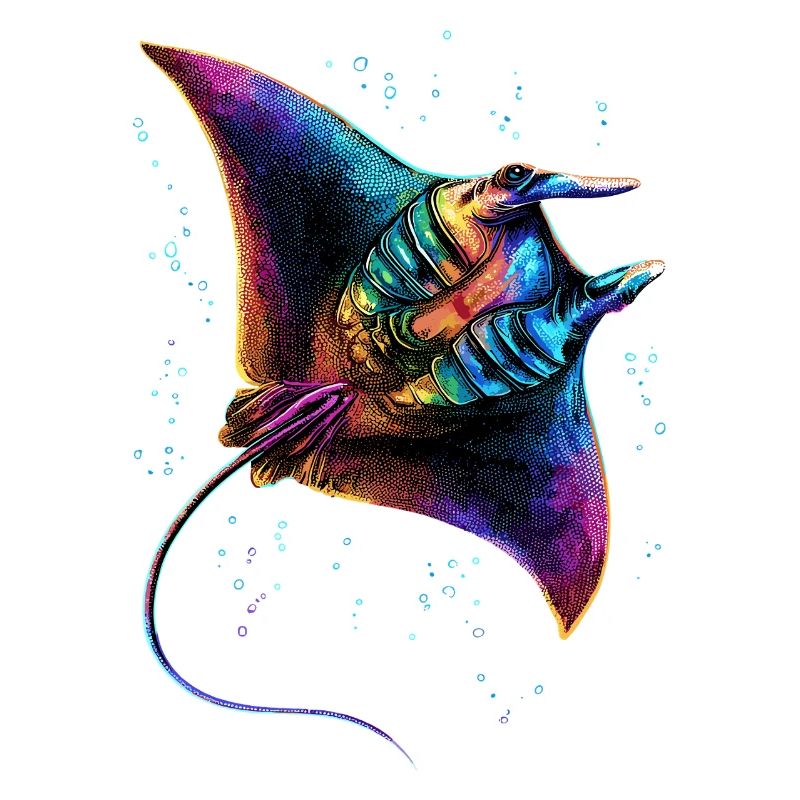 Manta Ray, Devil Ray, Stingray, Diver