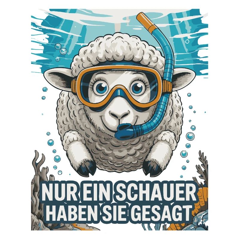 Nur ein Schauer – Lustiges Schaf Design