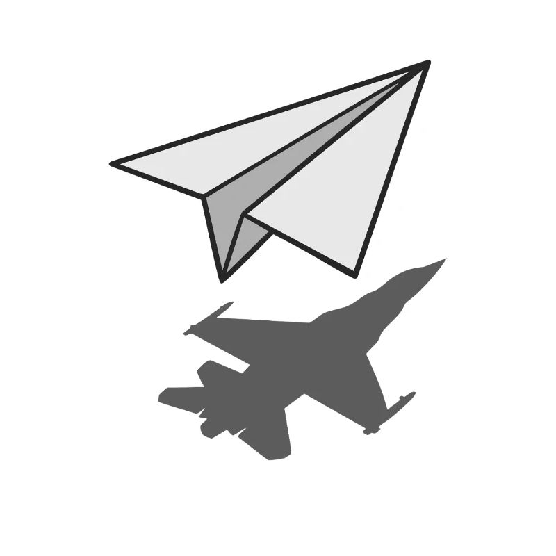 Paper Plane Aeronautical Engineer Aviation Gift