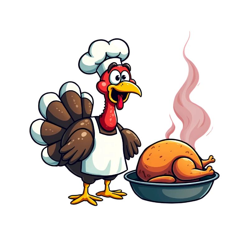 Cuisinier de dinde de Thanksgiving