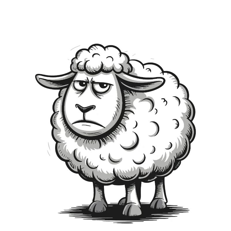 Basse-Autriche – Grumpy Sheep Humour Design