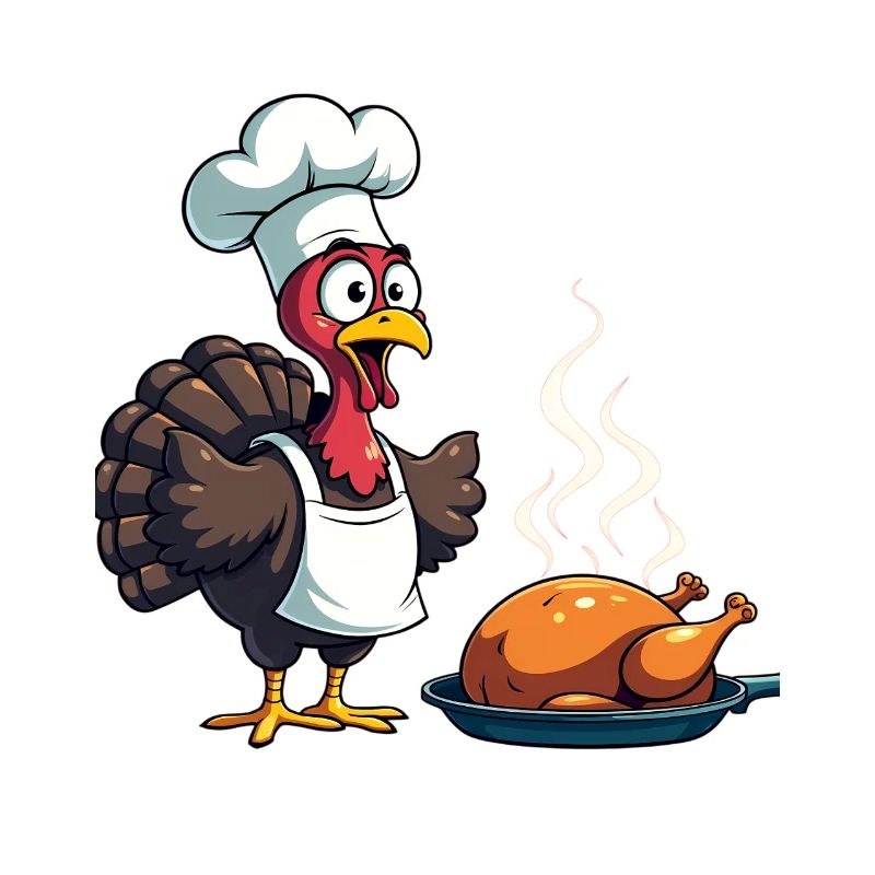 Cuisinier de dinde de Thanksgiving