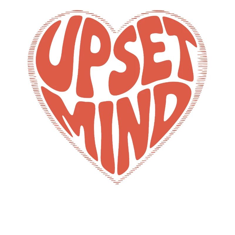 Upset Mind – Retro Herz Design