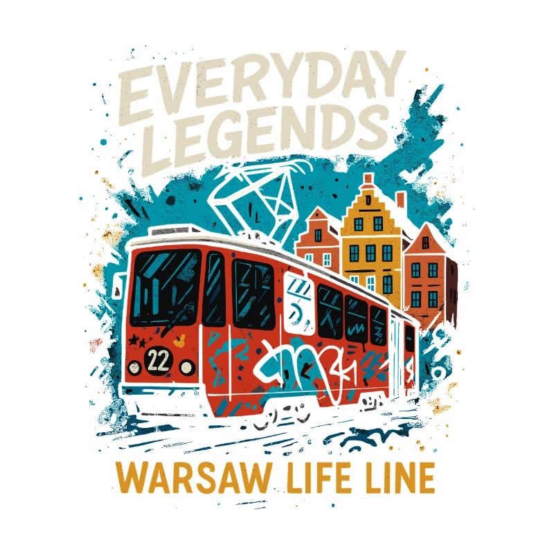 Légendes quotidiennes Varsovie Tram Design