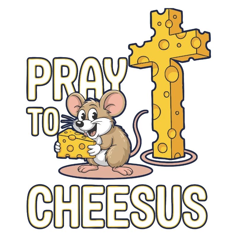 Priez le cheesus – Croix de souris et de fromage