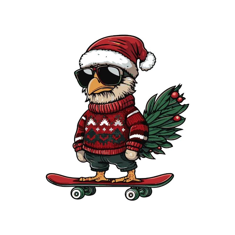 Dinde Noël drôle