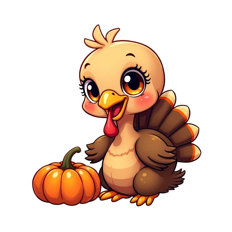 Bébé dinde de Thanksgiving