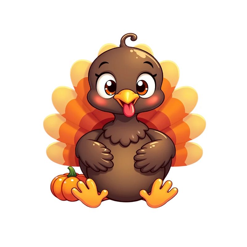 Bébé dinde de Thanksgiving