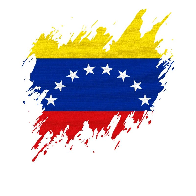 Drapeau du Venezuela, style déchiré