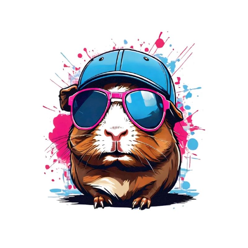 Lunettes de soleil cochon d’Inde