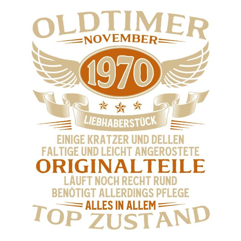 55. Geburtstag Geschenk Oldtimer November 1970