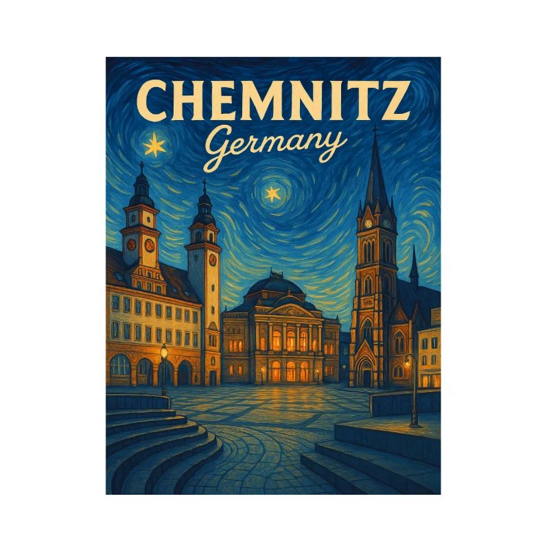 Place des veilleuses de Chemnitz