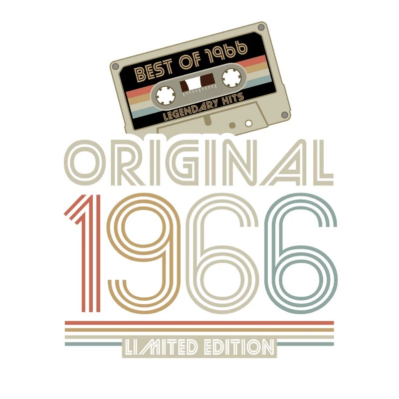 Édition limitée Original 1966 Cassette rétro