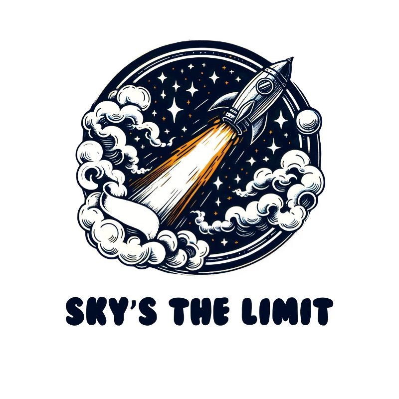 Sky's the Limit Rocket in the Clouds
