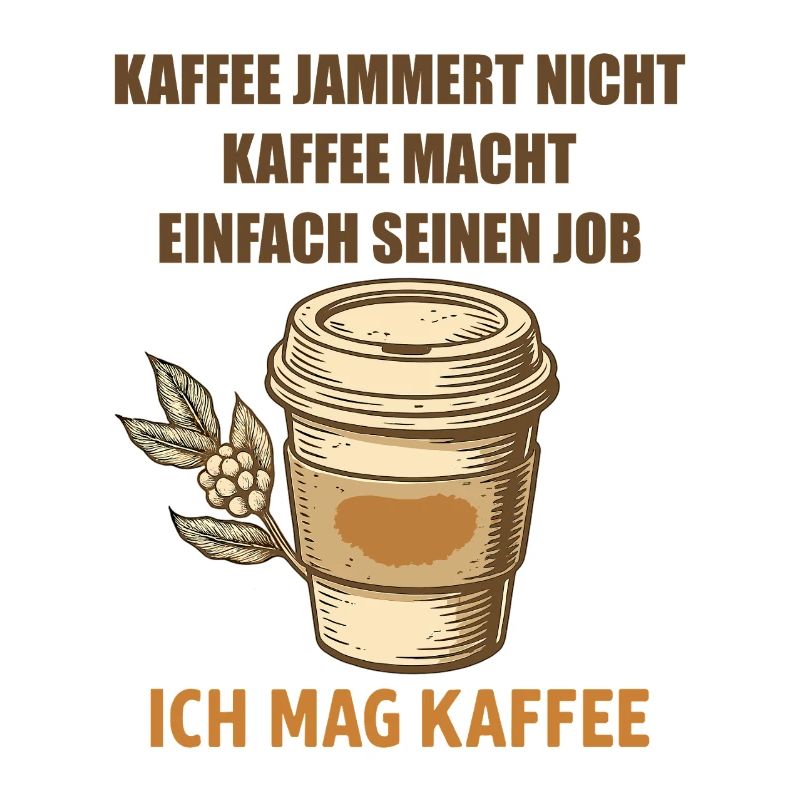 Kaffee Spruch Vintage Becher