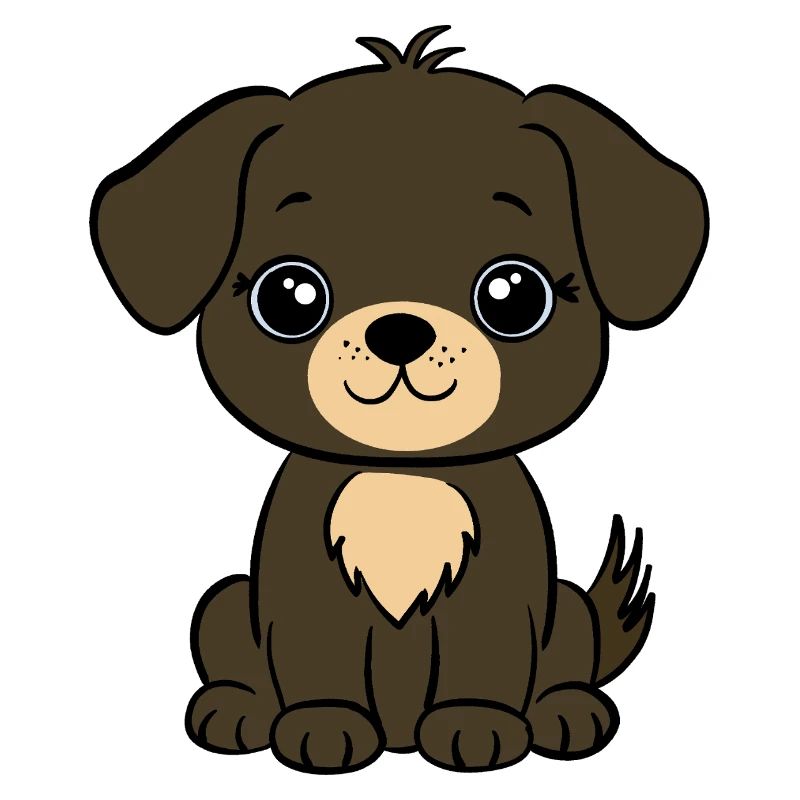 Chiot brun