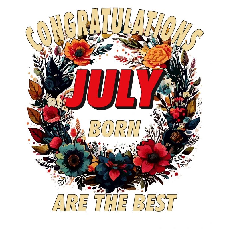 CONGRATULATIONS JULY