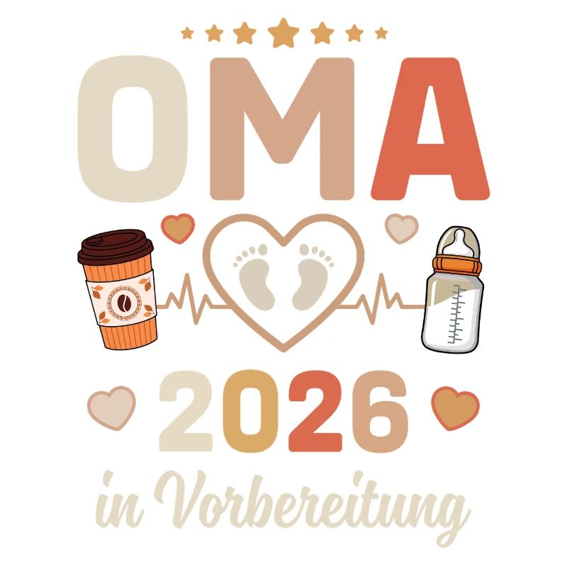 Oma 2026 In Vorbreitung Werdende Großmutter 2026