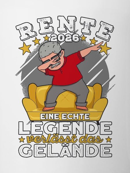 Rentner 2026 Rente Ruhestand Legende Geschenkidee