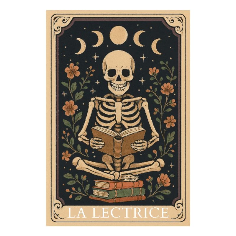 Der Gothic Skelett Tarot Kartenleser