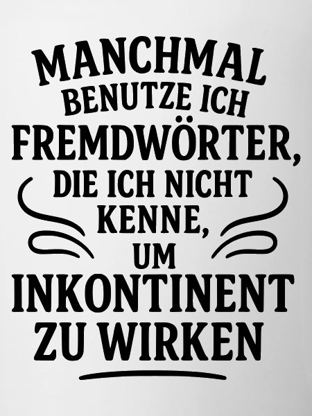 inkontinent fremdwörter