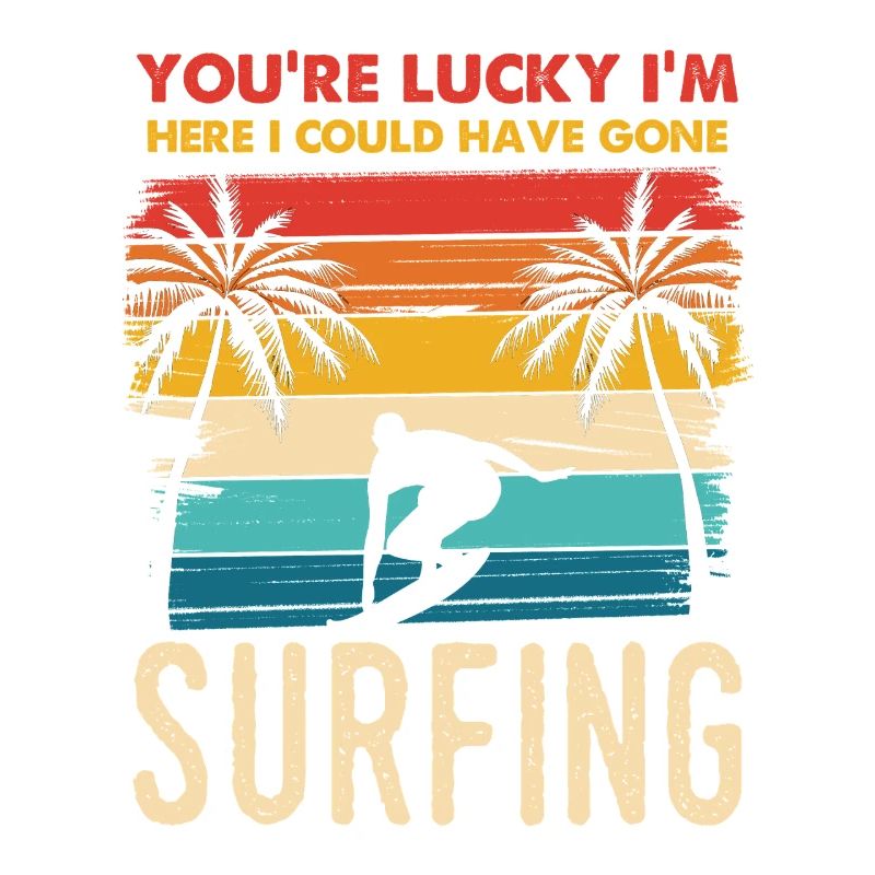 Surf au coucher du soleil