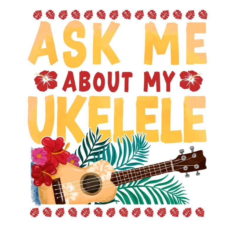 Ukulélé hawaïen Ukulélé Demandez-moi à propos