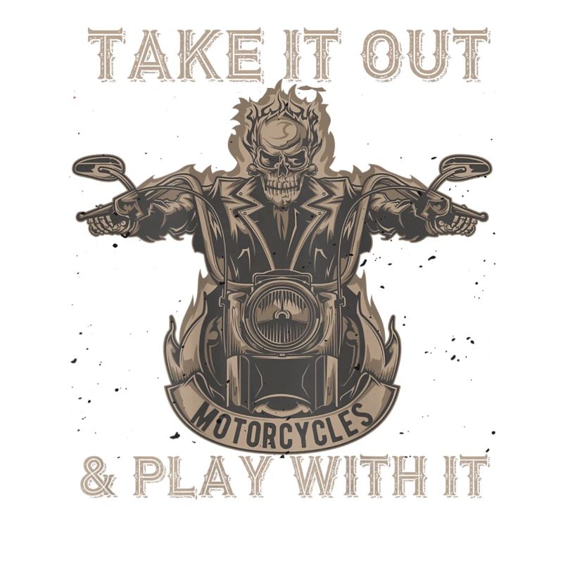 Take It Out Motorcycles Skull