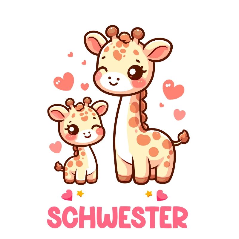 Ich Bin Große Schwester Giraffen Geschwisterkind