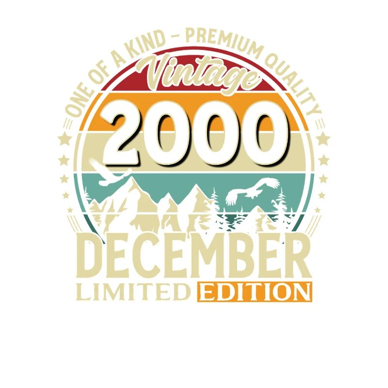 25e anniversaire Millésime décembre 2000