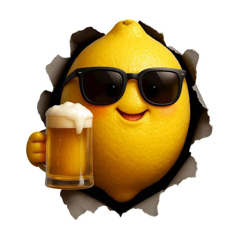 Bière au citron Citron
